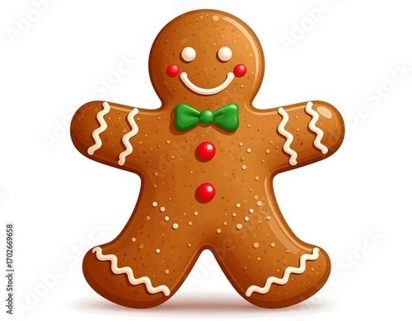 Obraz Festive gingerbread man