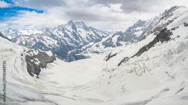 Obraz Aletsch Glacier in swiss alps