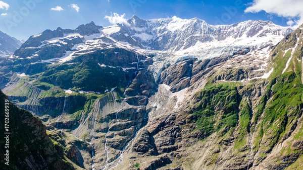 Obraz views of Ischmeer glacier, Switzerland