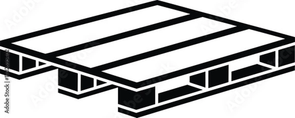 Obraz pallet vector icon