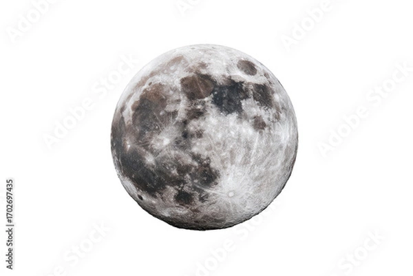 Obraz Full moon, detailed surface (1)