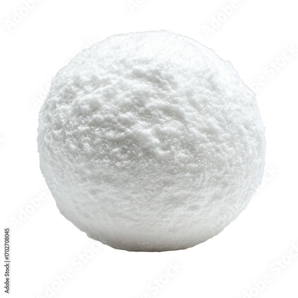 Obraz Snowball isolated on transparent background