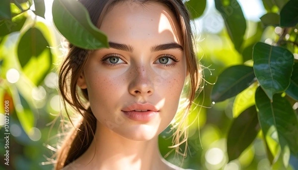 Obraz Woman's portrait, natural light