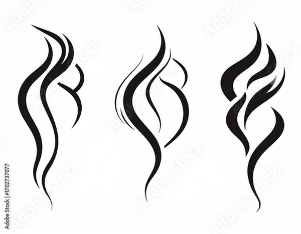 Obraz 煙のイメージイラスト