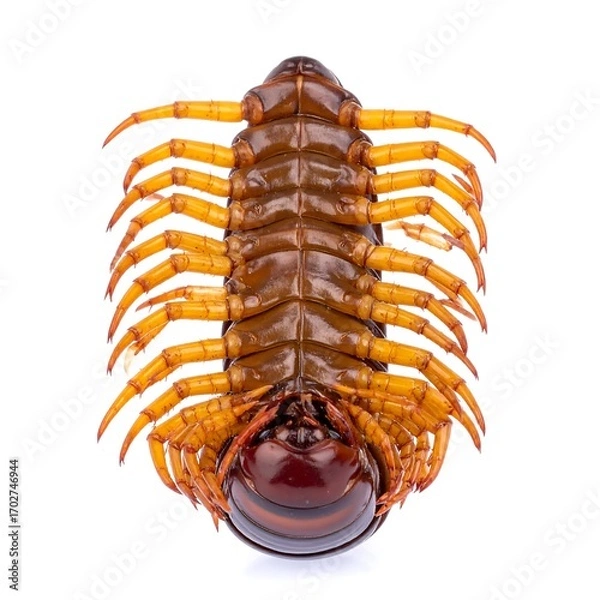 Obraz Centipede in profile