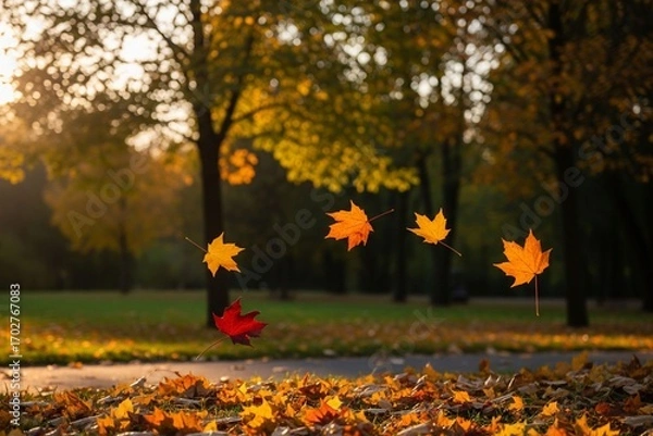 Fototapeta A Serene Fall Landscape