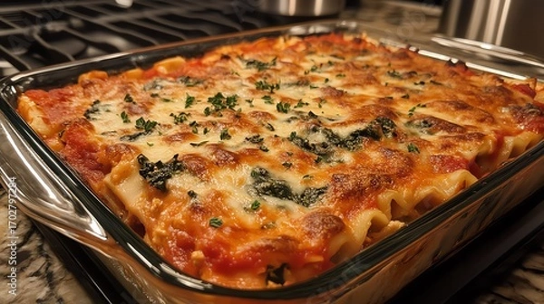 Fototapeta pizza with ham and cheese