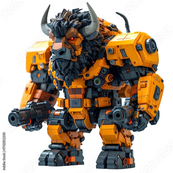 Obraz Mech bison figure