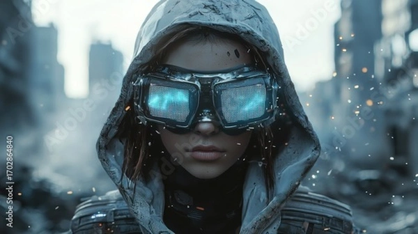 Obraz Future female figure