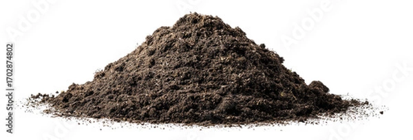 Obraz Pile of dark brown soil (5)