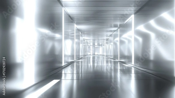 Obraz Modern futuristic hallway