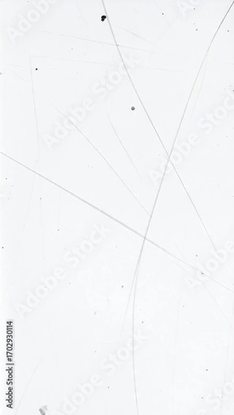 Obraz Abstract White Background with Intersecting Scratches and Subtle Dust Particles Texture