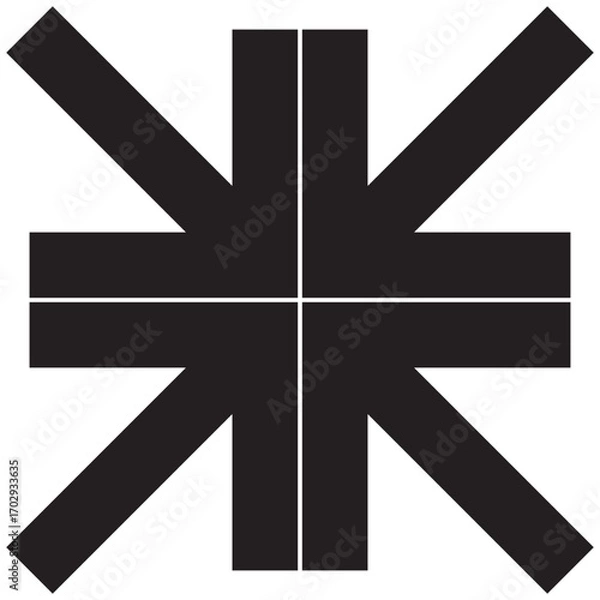 Obraz Brutalism Arrow Line