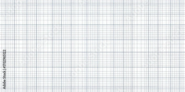 Obraz Detailed Grid Pattern with Varying Line Thickness on White Background for Technical Use