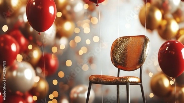 Obraz Festive chair decor