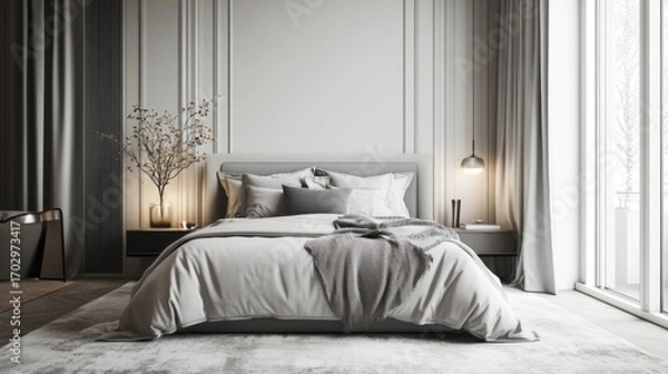 Obraz Elegant bedroom interior
