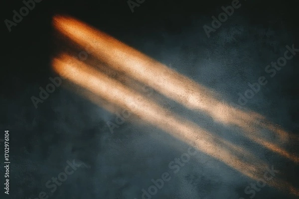 Fototapeta Dynamic interplay of light and shadow on a textured surface highlighting organic patterns and abstract forms that evoke emotional depth and aesthetic contemplation