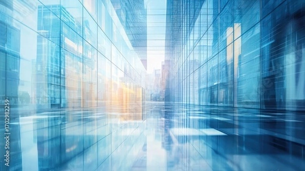 Obraz Modern office building interior