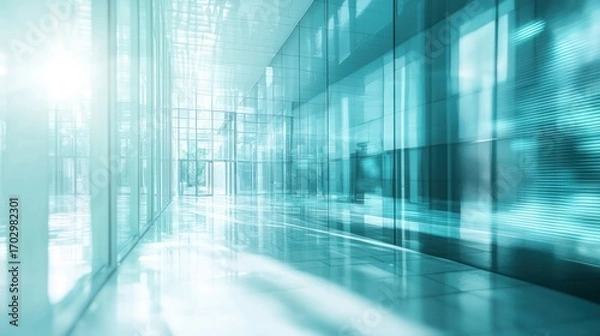 Obraz Modern office hallway