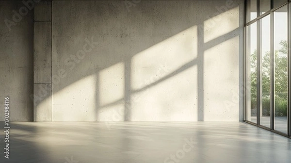Obraz Modern empty concrete space