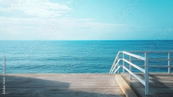 Obraz Ocean pier viewpoint