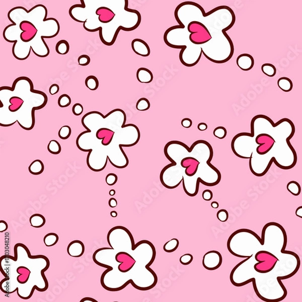 Fototapeta Abstract Flower background suitable for home decore and wallpaper purpose