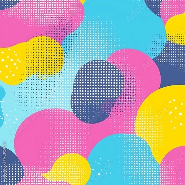 Obraz Abstract Colorful Blob Pattern Background.