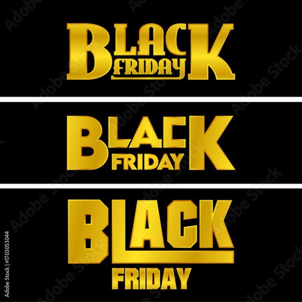 Obraz black friday vector design