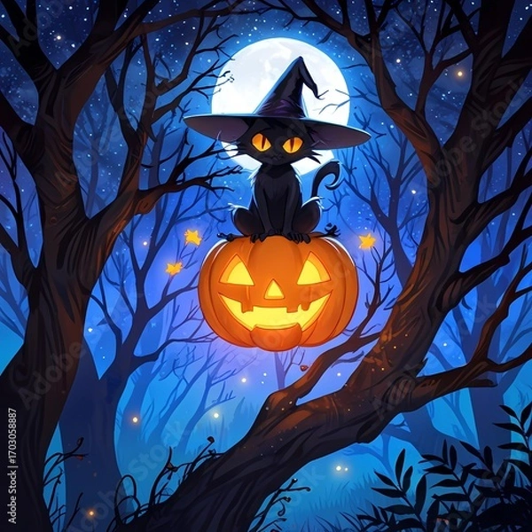 Obraz Halloween concept, October, AI