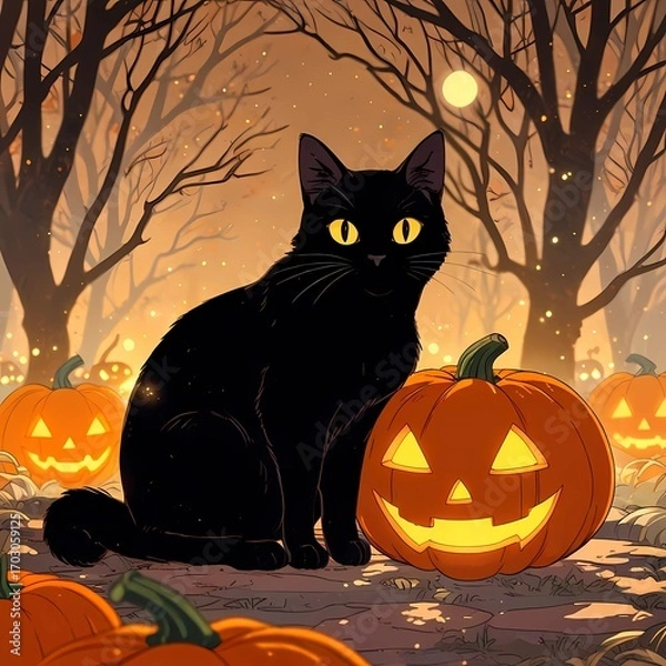 Obraz Halloween concept, October, AI