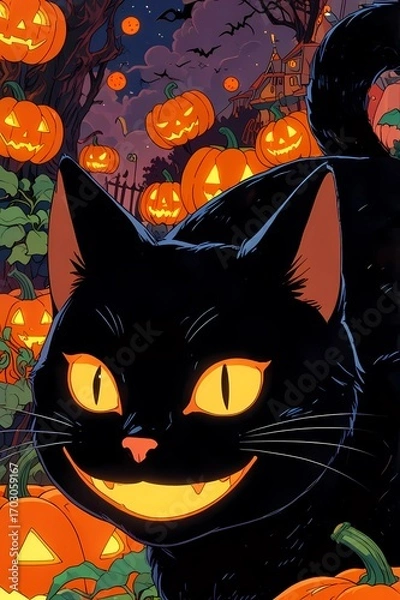 Obraz Halloween concept, October, AI