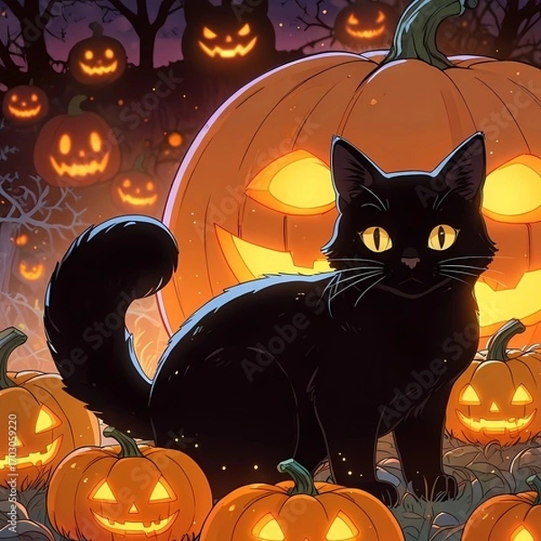 Obraz Halloween concept, October, AI