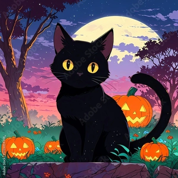 Obraz Halloween concept, October, AI