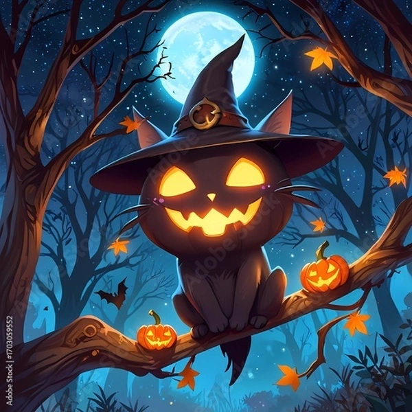 Obraz Halloween concept, October, AI