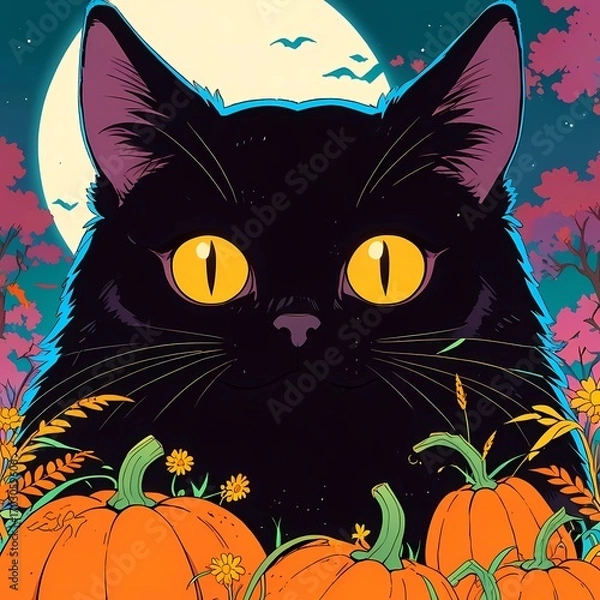 Obraz Halloween concept, October, AI