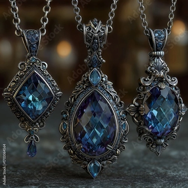 Obraz “Silver Threads and Sapphire Dreams”