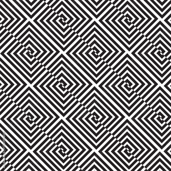 Fototapeta New maze shape pattern design art.