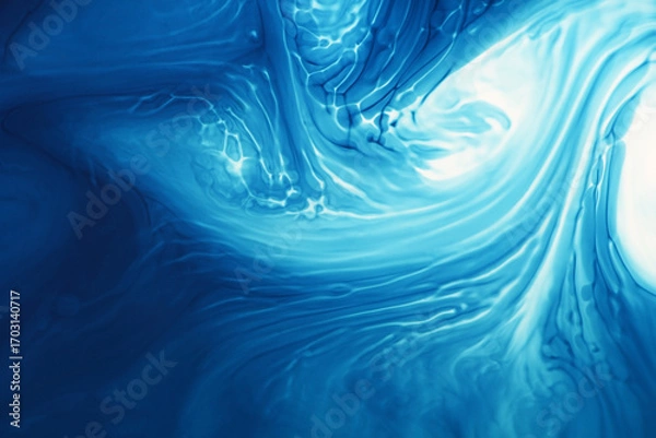 Obraz Blue paint pattern