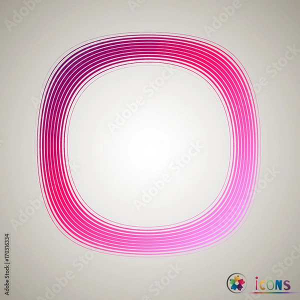 Fototapeta Black and white spiral abstract halftone dots background. Vector illustration
