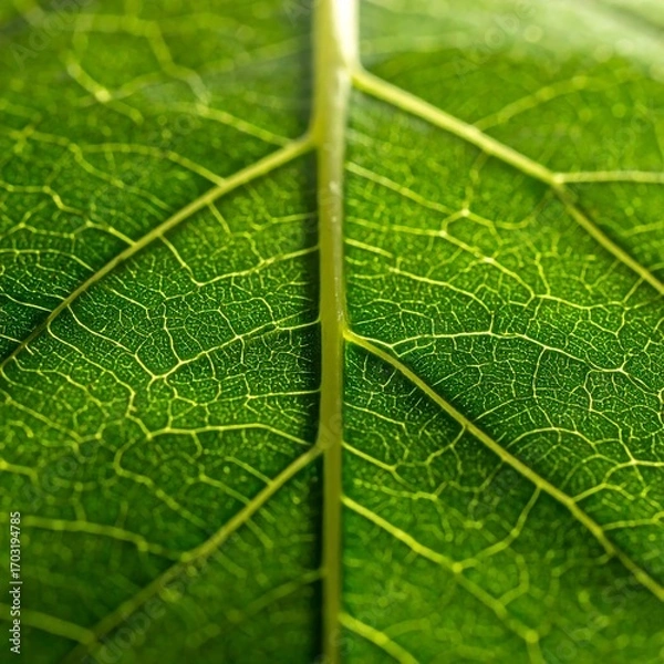 Obraz Close-up leaf veins