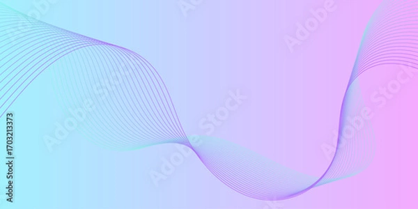 Fototapeta A light blue background with a wavy, dotted texture. The background is smooth, with blue and pink hues creating a calming effect. 