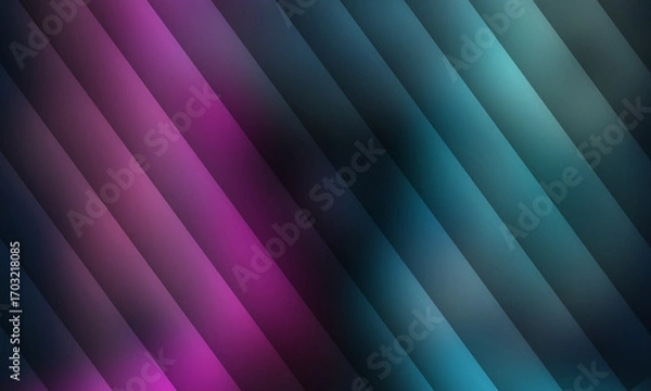 Fototapeta Diagonal Striped Abstract Gradient Background with Neon Colors