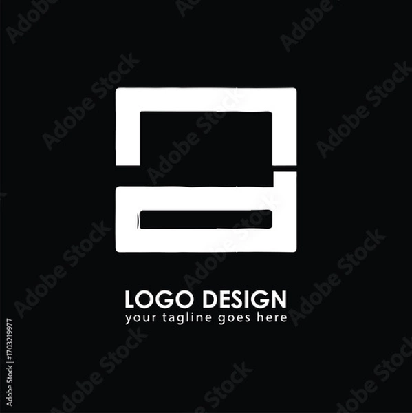 Obraz ND DN Logo Design, Creative Minimal Letter DN ND Monogram