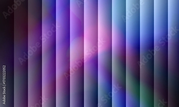 Fototapeta Abstract Gradient Striped Background with Colorful glass texture, Light Effects