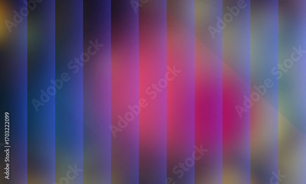 Fototapeta Abstract Colorful Gradient Striped Background with Neon Light Effects