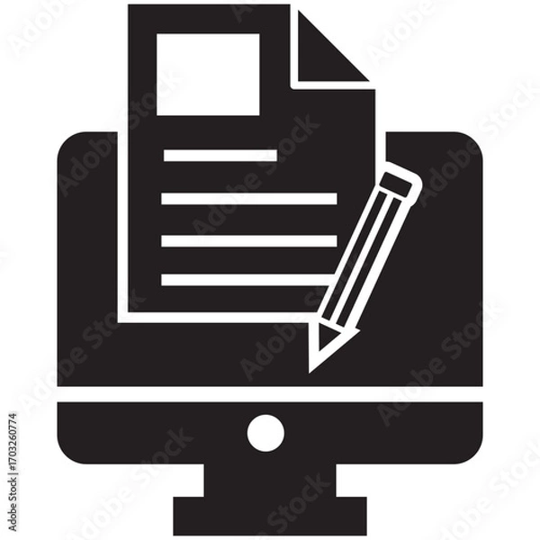 Obraz document icon vector illustration