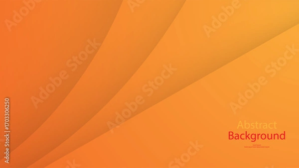 Fototapeta Warm and orange color background abstract art vector