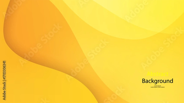 Fototapeta Yellow color background abstract art vector