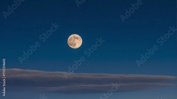 Fototapeta 月, 空, 青, 夜, 空間, 雲, 全部, 天文学, 暗い, 光, 月の, 日, 惑星, 月光, 自然, 