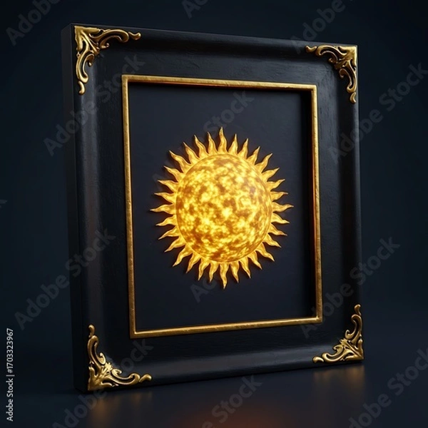 Obraz 黒曜の輝き